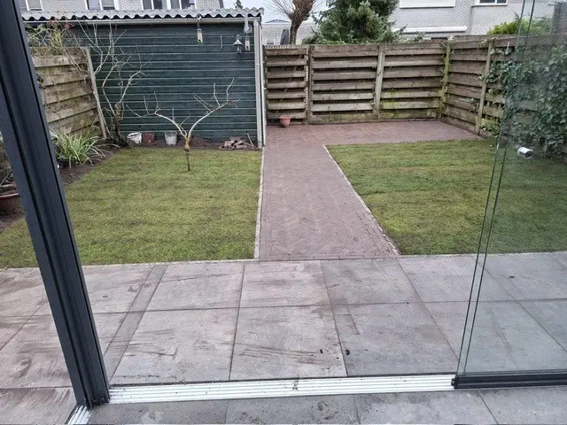 Tuinpad en terras